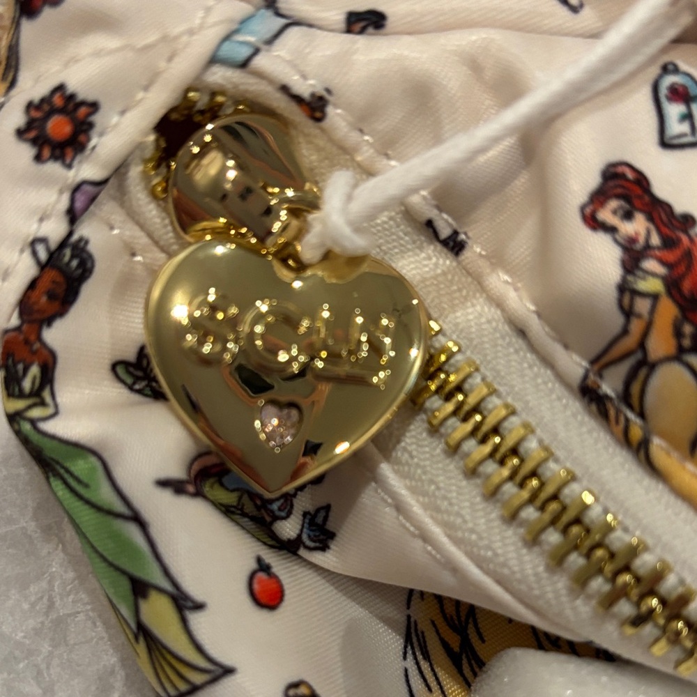 Stoney Clover Lane Disney Princess Crossbody Bag - Cream and Pink-Firm price. - Picture 9 of 10